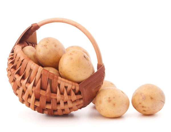 Bulw ziemniaka w wiklinowym koszu — Zdjęcie stockowe
