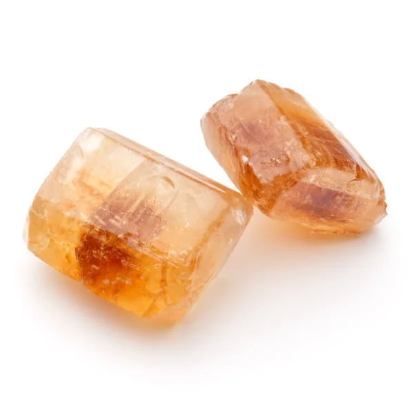 Caramelized lump cane sugar cubes — Stock Photo, Image