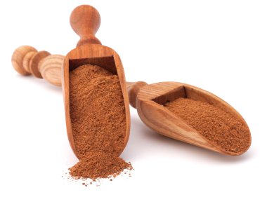 Ahşap Kepçe içinde zemin toz tarçın