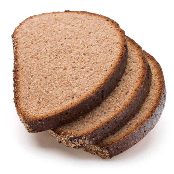 Slices of fresh rye bread — Stock Photo, Image