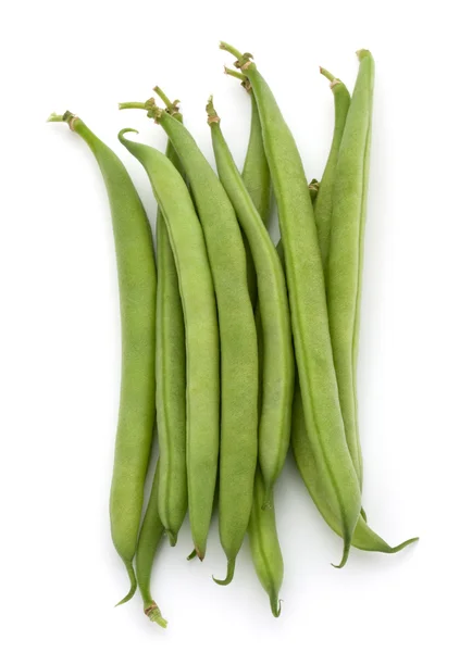 Handful of green beans — Stock Photo, Image