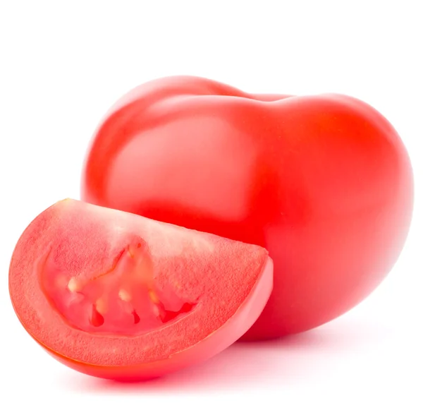 Legume de tomate com fatia — Fotografia de Stock