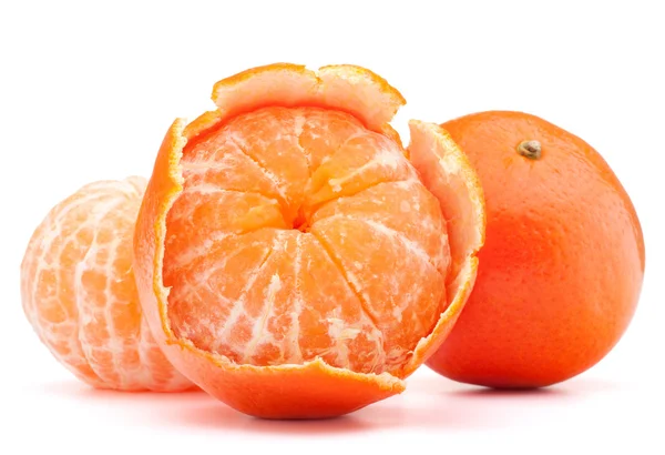 Peeled tangerines or mandarins — Stock Photo, Image