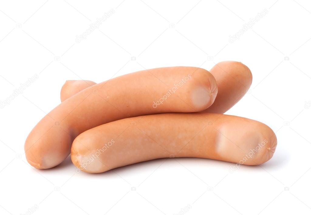 tasty frankfurter sausages