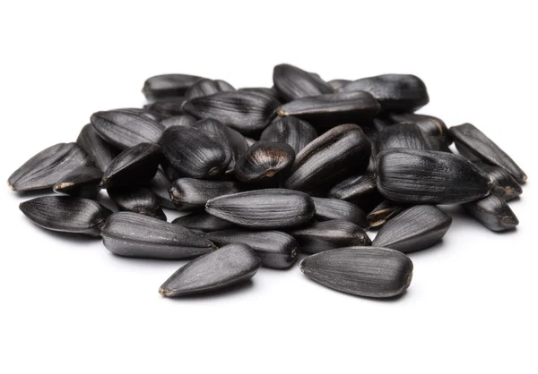 Black sunflower seeds — Stock Photo, Image