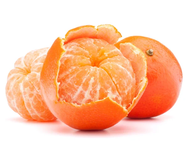 Peeled tangerines or mandarins — Stock Photo, Image