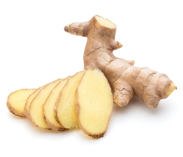Sliced ginger root — Stock Photo, Image
