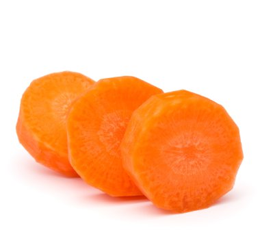 doğranmış havuç dilimleri