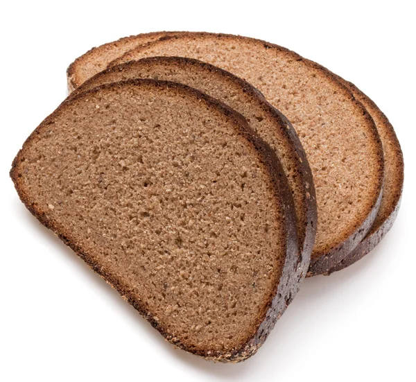 Slices of fresh rye bread — Stock Photo, Image