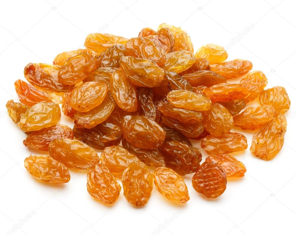 Yellow sultanas raisins