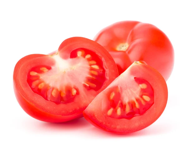 Tomato vegetable with slices — Stock Photo, Image