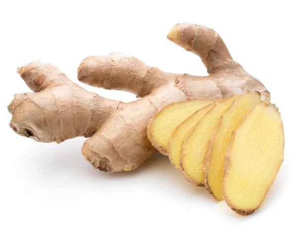 Sliced ginger root — Stock Photo, Image