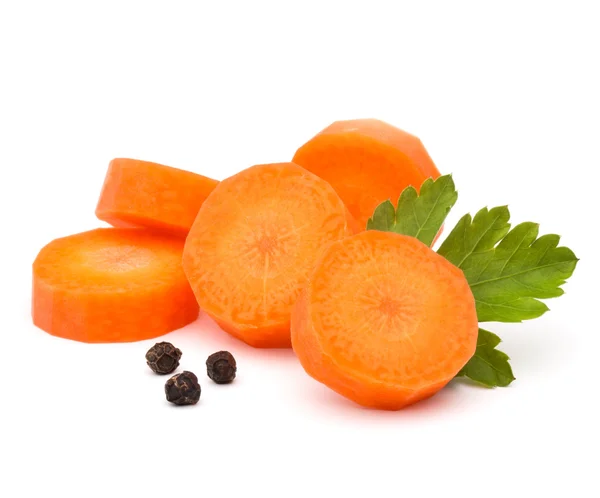Trozos de zanahoria picada —  Fotos de Stock