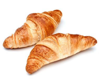 Taze pişmiş kruvasan.
