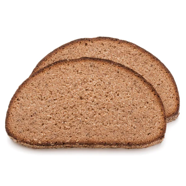 Slices of fresh rye bread — Stock Photo, Image