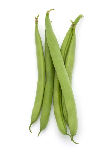 Handful of green beans — Stock Photo, Image