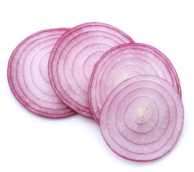 Kırmızı soğan dilimlenmiş