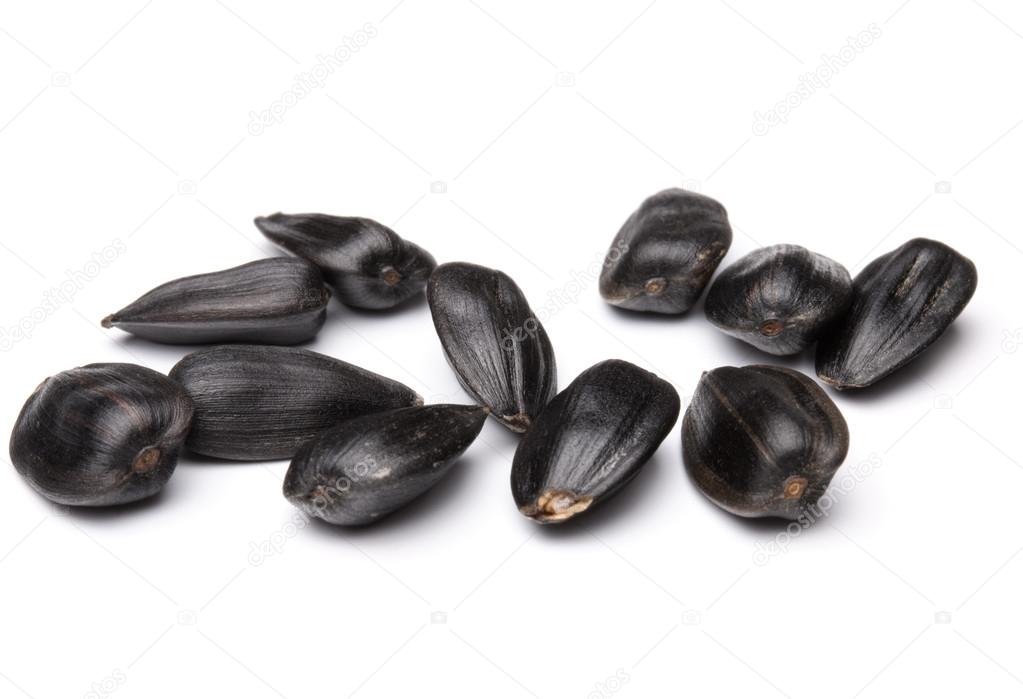 Black sunflower seeds