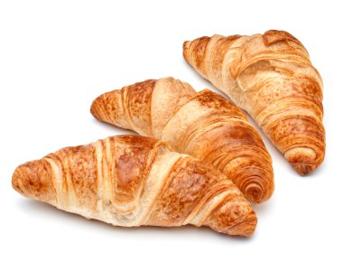 Taze pişmiş kruvasan.