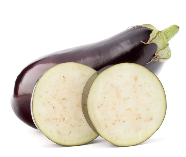 Eggplant  vegetable with slices — Stock Photo, Image