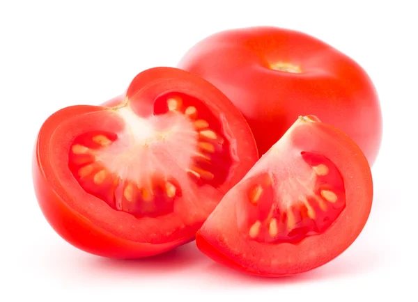 Tomato vegetable with slices — Stock Photo, Image