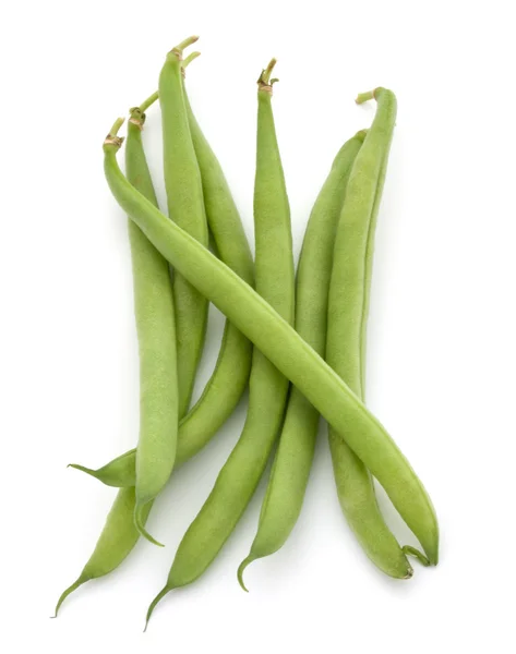 Handful of green beans — Stock Photo, Image