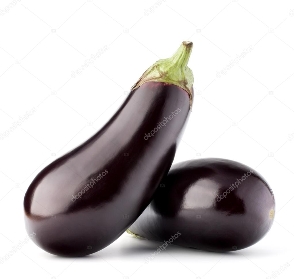 Eggplants or aubergines vegetable