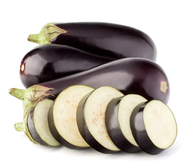 Légumes d'aubergines avec tranches — Photo