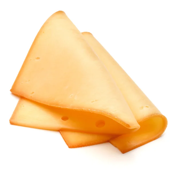 Maasdam-Käsescheiben — Stockfoto