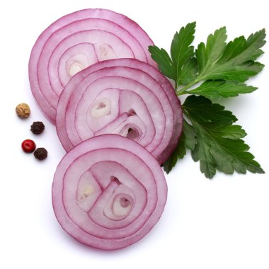 Kırmızı soğan dilimlenmiş