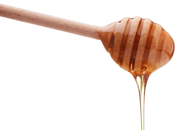 Trempette au miel en bois — Photo