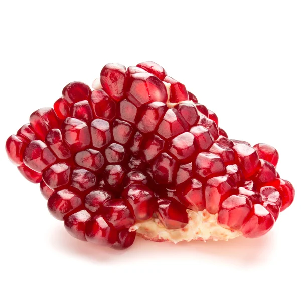 Ripe pomegranate fruit segment — Stock Photo, Image