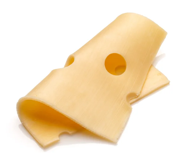 Single cheese slice — Stock Photo, Image