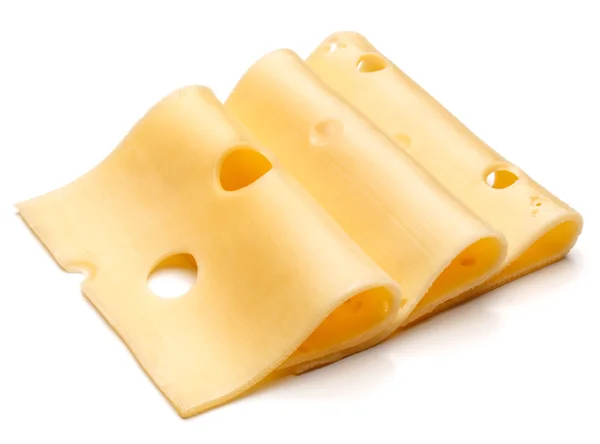 흰색 치즈 슬라이스 — 스톡 사진