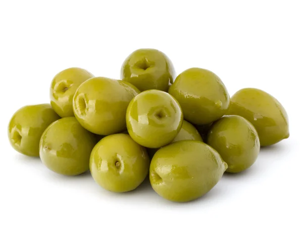 Frutas de aceitunas verdes — Foto de Stock