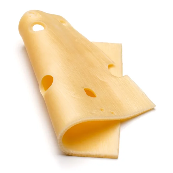 Fatia de queijo único — Fotografia de Stock