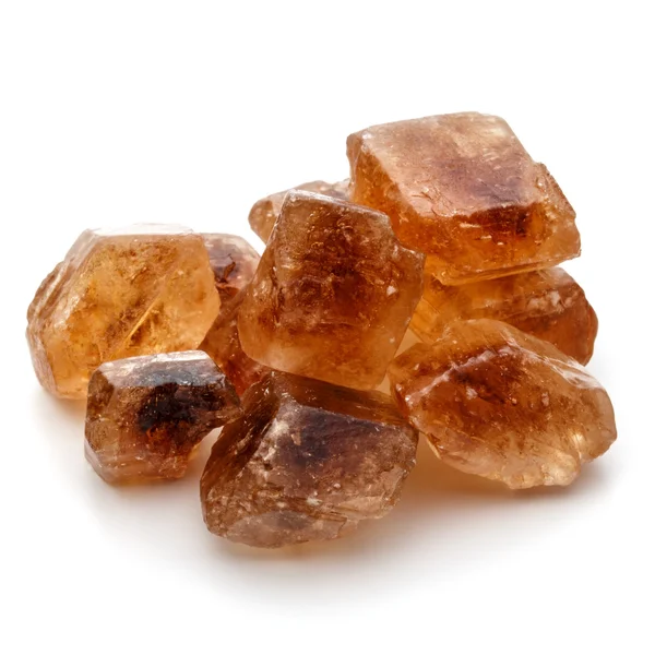 Brown sugar cubes — Stock Photo, Image