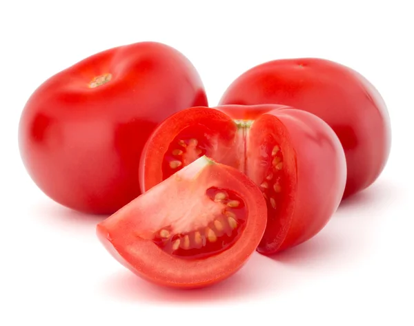 Tomates légumes sur blanc — Photo