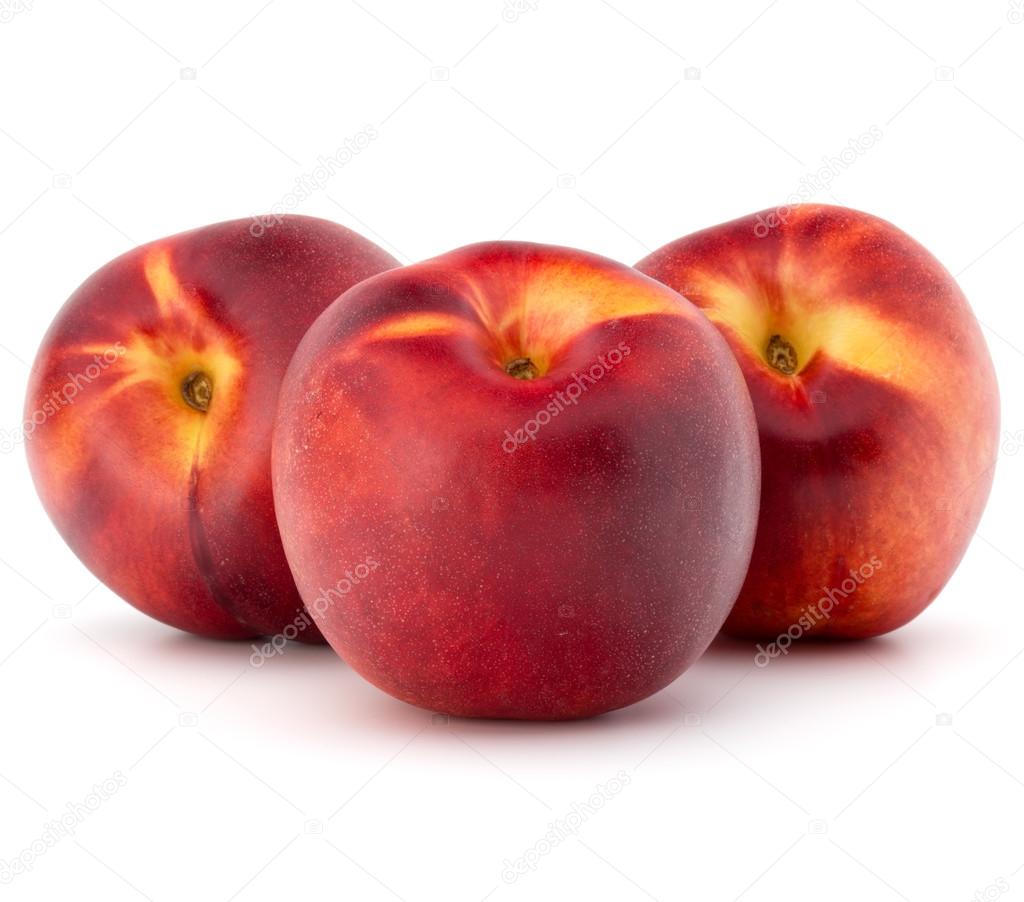 Three Nectarine fruits