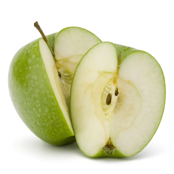 Manzana en rodajas verdes — Foto de Stock