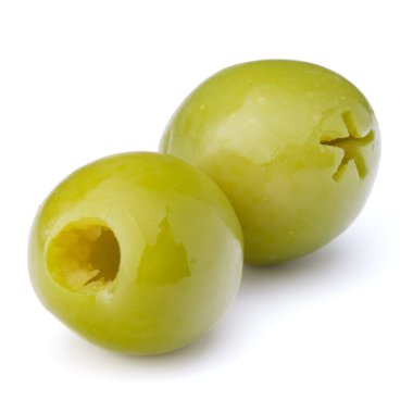 Lezzetli yeşil zeytin