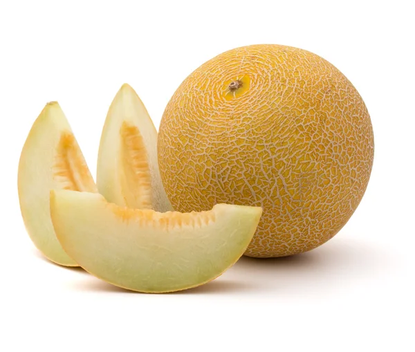 Söt mogen melon skivor — Stockfoto