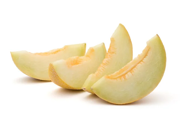 Söt mogen melon skivor — Stockfoto