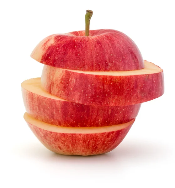切片的红苹果 — 图库照片