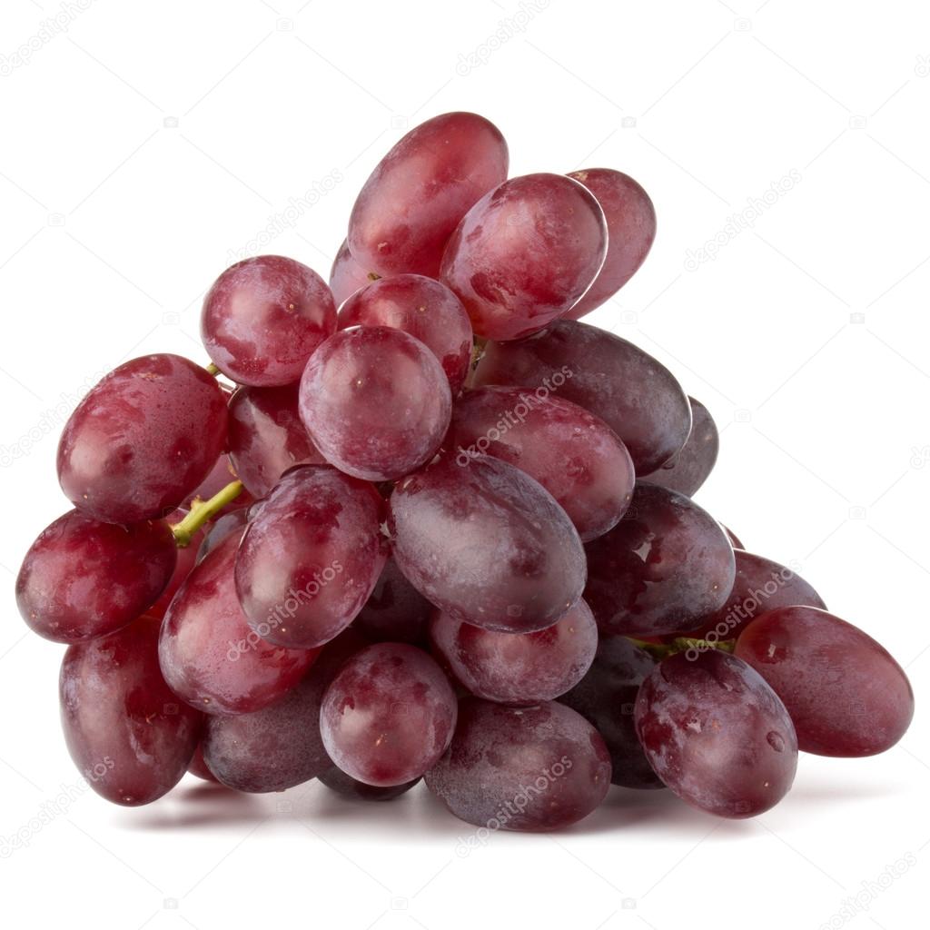 Sweet red grape bunch