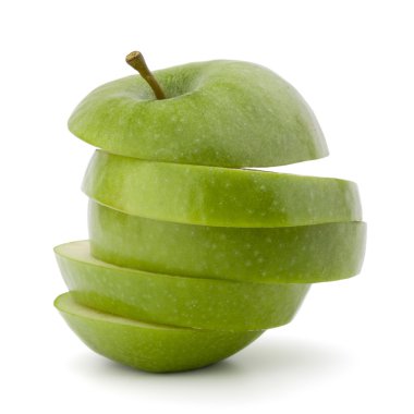 Yeşil elma dilimli