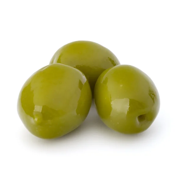 Chutné zelené olivy — Stock fotografie