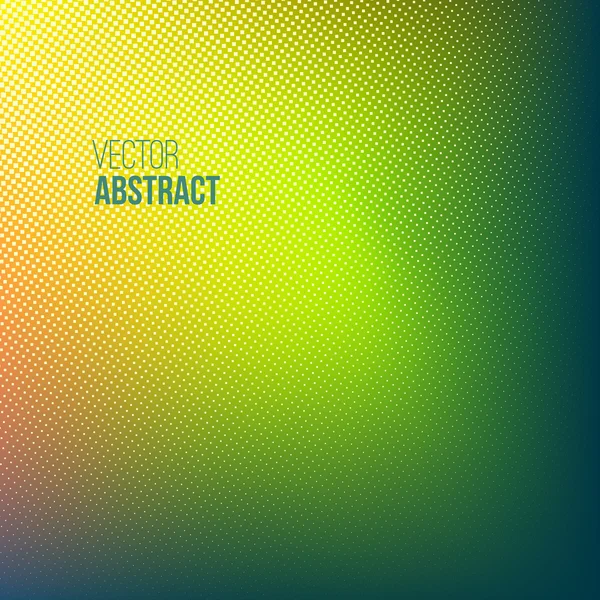 Halbtonhintergrund. grün abstrakt getupftes Muster. — Stockvektor