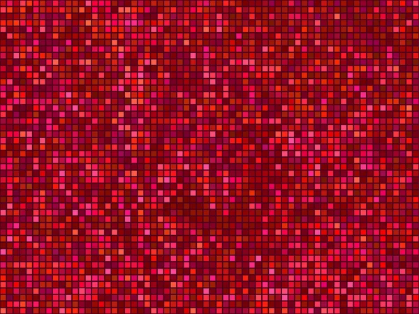 Patrón de mosaico de píxeles abstracto sin costuras. Fondo texturizado de color rojo claro . — Archivo Imágenes Vectoriales