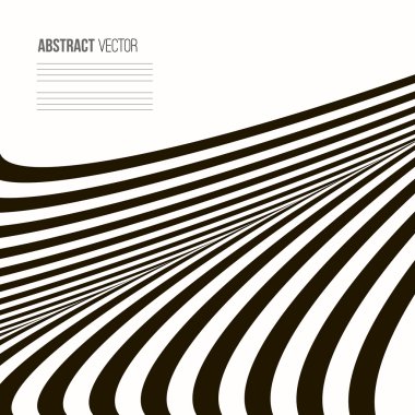 Dalgalı vektör arka plan. Soyut geometrik desenli.